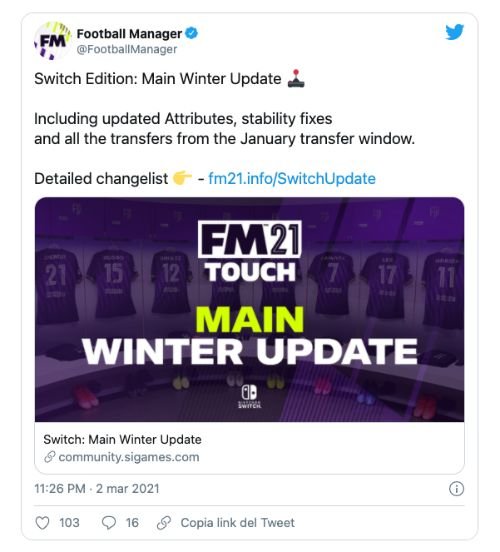 FM 21 updated on all available platforms